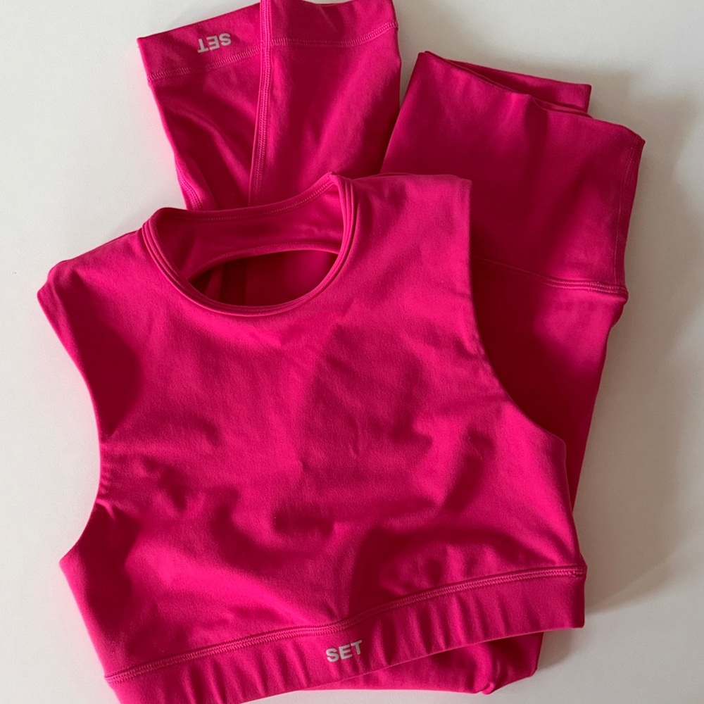 SET Active LUXFORM Pink Leggings and Top Set